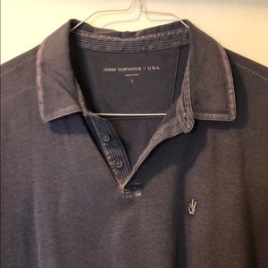 John Varvatos Blue Polo